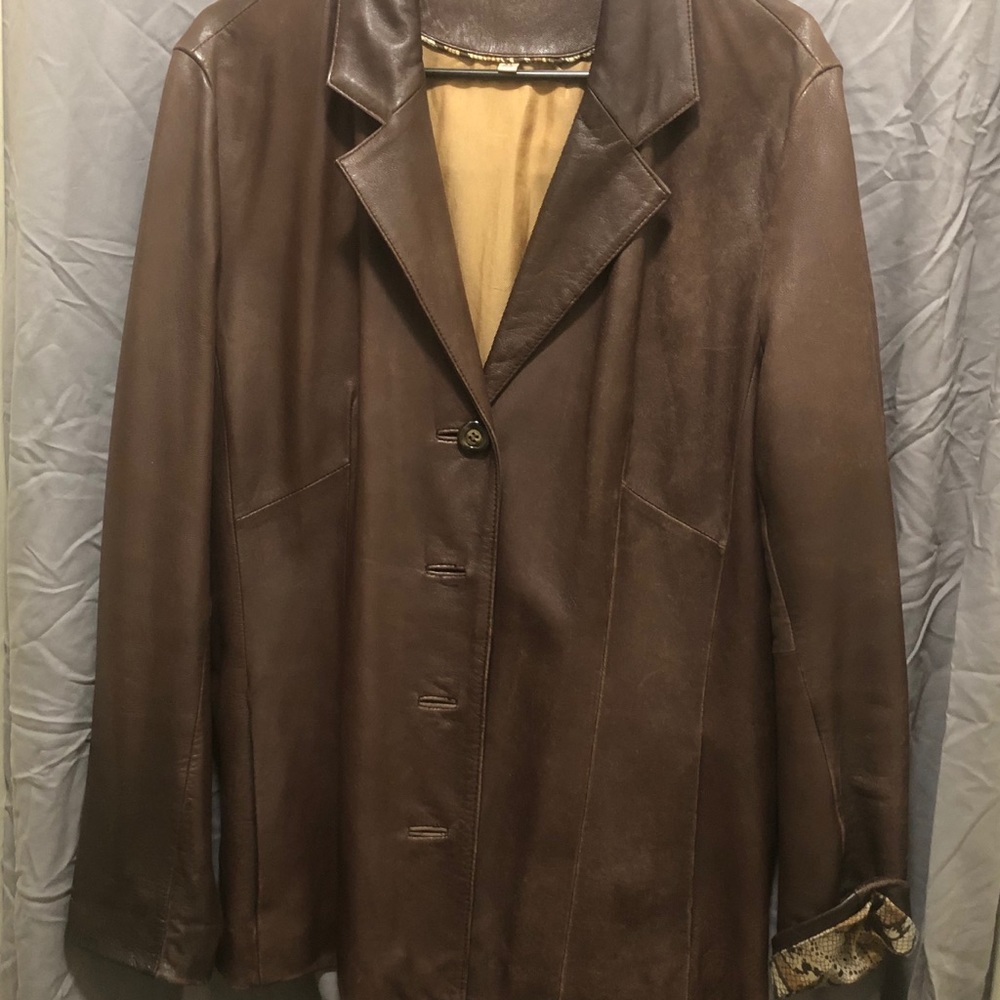 Leather jacket